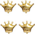 NpeyBeicuelq 4Pcs Gold Crown Foil Balloons, Wedding Bridal Shower Engagement Party Supplies