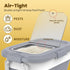 25-35Lbs HOYTAMDA Rice Container,Collapsible Airtight Food Storage Containers with Wheels,Handle,Rice Storage Container