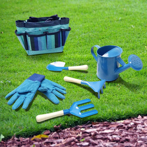 Set Kids Garden Tool with Storage Bag for Boy