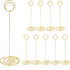Table Number Holders 10Pcs - 8.75 Inch Tall Place Card Holders for Wedding Party Graduation Reception (Gold)