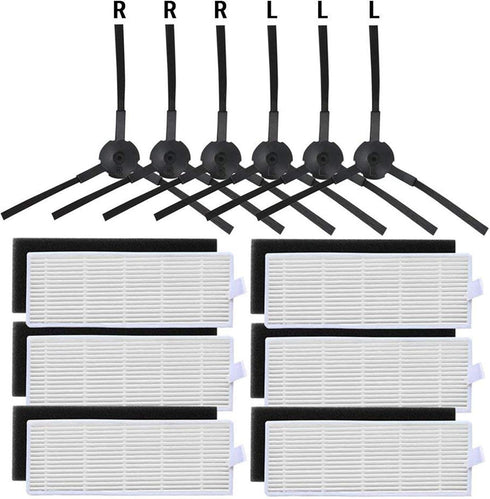 Replacement Filter and Side Brush Kit - for A6 A4 A4s Robot Vacuum Cleaner