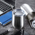 Stainless Steel Double Wall Insulated Wine Glasses with Lid for Coffee, Drinks, Champagne, Cocktails