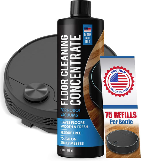 Robot Vacuum Floor Cleaning Concentrate for Mops, Compatible with Roborock, Tineco, Non-Toxic