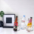 4 Packs Countertop Wine Rack, Silver Metal Small Wine Holder for Cabinet and Pantry Storage