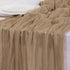 Socomi Nude Coffee Table Runner Spring Easter Cheesecloth Table Runner 170 inch