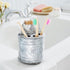 Autumn Alley Rustic Galvanized Toothbrush Holders for Bathrooms, Farmhouse Bathroom Accessories, Grey