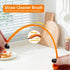 Cabipeove 2Pcs 9.84in 9mm&6mm Silicone Straw Cleaner Brush, Reusable Straw Cleaner with Bendable Steel Core, Extra Long