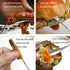 GZLT 2-Pack Nut Cracker, Stainless Steel Nutcracker with Non-Slip Handle, for Walnuts, Pecans, Hazelnuts, Pistachio