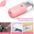 LIFKOME Hand Held Humidifier, Portable Pink Humidifier Diffuser, Face Mister for Home, Office, Travel