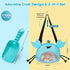 AMOR PRESENT Mesh Baby Beach Bag, Shell Collecting Bag with Shovel Crab-Shaped Adjustable Strap for Holding Shell Sea