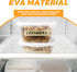Glotoch Non Adhesive Shelf Liners for Kitchen Cabinets, Clear 12"X60", Waterproof and Durable Drawer Liners for Cupboard
