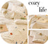 Set Set Set 3pcs AOJIM Cute Duvet Cover for Kids Adults, Pure Cotton Comforter Cover with Multiple Cartoon Pattern