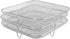 Air Fryer Rack, Three Stackable Dehydrator Racks for Instant Vortex, Nuwave, Stainless Steel Accessories for Ovens,