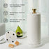 Countertop, 6" Koville African Genuine Marble Paper Towel Holder Stone Base Gold Rod Paper Towel Holder Stand