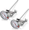KT THERMO Instant Read 2-Inch Dial Thermometer (2 Pack), Best for Coffee Drinks, Chocolate Milk Foam