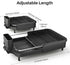 Dish Drying Rack - Expandable Stainless Steel Dish Rack with Drainboard Set and Utensil Holder, Black