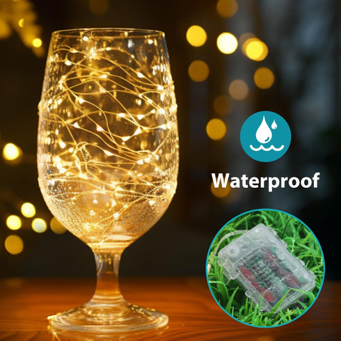 4 Pack 480LED 156Ft 8 Fairy Lights Battery Operated with Remote, Total Battery Powered String Lights with Timer, Modes