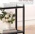 3 Narrow Side Table for Small Space, Tier Slim End Table, Thin Nightstand, Skinny Snack Couch Table, Sofa Bedside Table