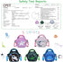 VASCHY Lunch Bag for Kids - Insulated Neoprene Lightweight Lunch Box for Boys and Girls, Dinosaur Design
