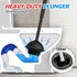2Pack 2 1 Set, Set,Bathroom FORASTO in Toilet Brush and Plunger Extended Handle Plunger,Toilet Bowl Brush Plunger