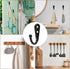 Wall Hooks for Hanging, 40 Pack Black Small Coat Hooks with 80 Screws, Heavy Duty Single Prong Hooks for Keys
