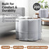 Tiita Floral Pouf Ottoman, Foot Stools Ottoman with Foam Chunk Filling, Puff Foot Rest for Couch, Living Room, Kids