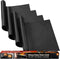 Oven Liners for Electric Gas Oven, 4 Pack Large Heavy Duty Nonstick Teflon Range Mat 17"x 25" - Easy to Clean Stove