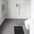 Non-Slip Bath Rug,Extra Soft Microfiber Bedroom Shag Carpet with Anti-Slip Backing,Water/Dust Absorbent Fast Dry Shower Mat,Sound Insulated Stairs Pad,Machine Washable (Black,12 x 24 Inches)