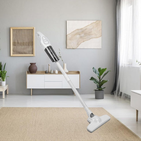 Cordless Vacuum Cleaner, Lightweight Stick Vacuum with Strong Suction, Detachable Design for Hardwood Floors, Carpet,