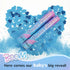 12Inches 4Pcs 4 Pack Gender Reveal Confetti Cannon - Biodegradable Powder & Heart Shaped Confetti Poppers - Blue