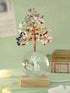 7 (3D Crystal Tree of Life, Chakra Healing Tree with Multicolor Night Light Crystal Ball for Meditation Relaxation