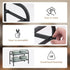 AUGOHCMIL 4-Tier Closet, Expandable Shoe Rack, Metal Small Shoe Rack, Adjustable Shoes Organizer, Storage Shelf