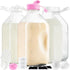 4 Pack 1/2 Gal Glass Milk Bottle with Airtight Lid & 2