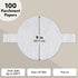 Juvale 100 Pack 9 Inch Round Parchment Paper for Baking, Precut Nonstick Cake Pan Liners
