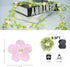 2 Packs 48 Vigdur Vine Lights - Tiny Leaf Ivy String Lights with Cherry Blossom Lights Battery Powered Waterproof Fairy