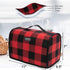 Toaster Cover 2 Slice Wide Slot, Small Bread Cover with Zipper Pockets for Toaster Oven