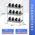 FDW 3-Shelf Adjustable Storage Shelves - Wire Shelving Unit Metal Shelves Storage Shelf, 13" D x 23" W x 30" H