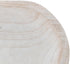 BOLTCORRSE Large Whitewashed Decorative Wood Bowl - Hand Carved Paulownia Tray for Coffee Table Centerpiece & Entryway