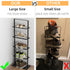 5 Closet Metal Shoe Stand, Tier Vertical Shoe Rack, Narrow Shoe Rack for Small Space Saving Shoe Tower Sturdy, Free