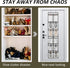2PK 12 Large Pockets Over Door Hanging Shoe Organizer