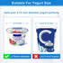 4 3.75 inch, 1 Pack Yogurt Organizer for Fridge, Yogurt Holder for Refrigerator Greek and Vegan Yogurt Organizer Slider