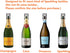 3 Pack Set Champagne Sealer Stopper, BGMAX Stainless Steel Sparkling Wine Bottle Plug Sealer with a Longer Sealing