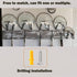 Set of 4 Self Adhesive Pan Pot Lid Holders, Cabinet Door/Wall Mount Storage Organizer for Lids Up to 11 Inches.