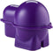 Hutzler Egg To-Go Container with Salt Shaker, Purple