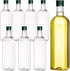 Yopay 8 Pack 32OZ Plastic Empty Bottles with Cap, Long Neck Wine