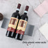 CALIDAKA 4Pcs European Style Wine Rack, Countertop Wine Bottle Display Mat, Easy Stacker Storage Organizer for Kitchen