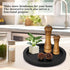 Counter Rustic Decorative Wooden Serving Tray Home Decor Round Ottoman Coffee Table Trays Farmhouse Living Room Dinner