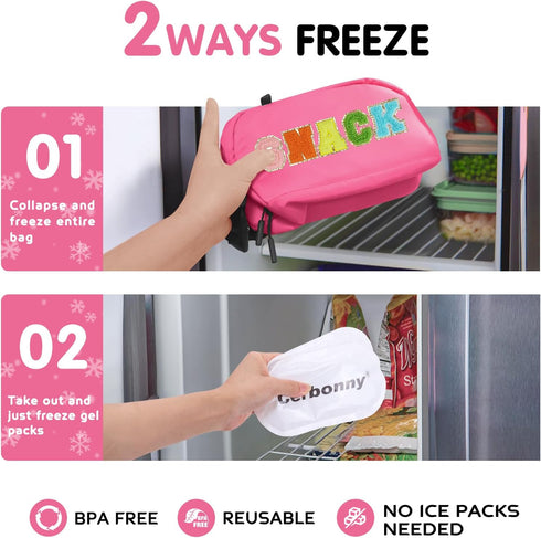 Cerbonny Insulated Lunch Cooler Bag for Work, School, and Travel - Leak-Proof Design