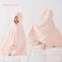 2 Pack 0-12 27.5 55 inch Hooded Towel for Kids, Coral Fleece Kids Bath Towels, Soft and Absorbent Toddler Towels