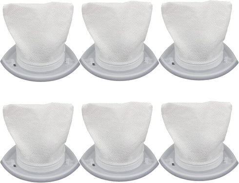 6-Pack EVF100 Filters for Black+Decker HNV220B, HNV215B, HNV115B Series Hand Vacuum Cleaners, Note: Not HNVCF10 Filter